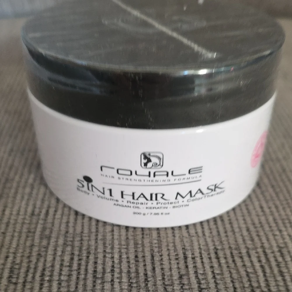 Royale‎ 5 In 1 Hair Mask Hair Strengthening Formula, 7.05 floz., New